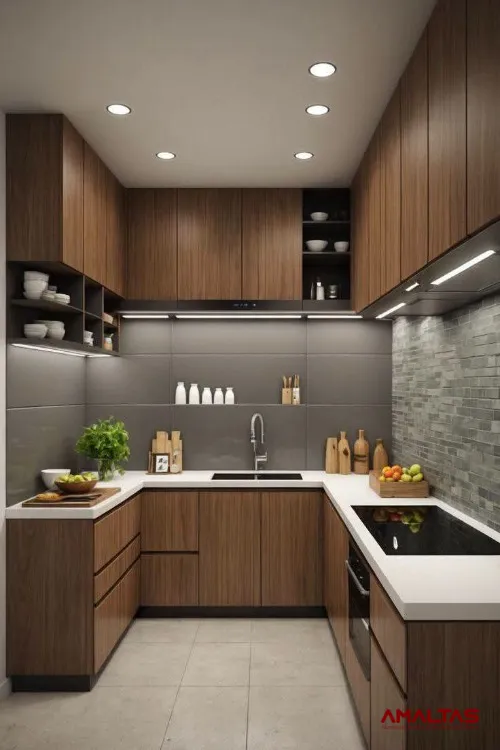 U shaped Kitchen