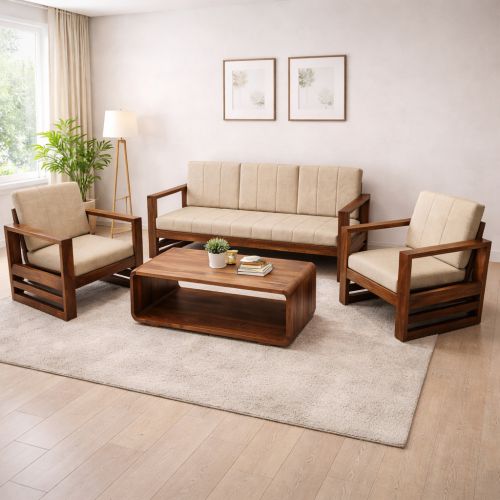 Amaltas Solid Wood Sofa Set