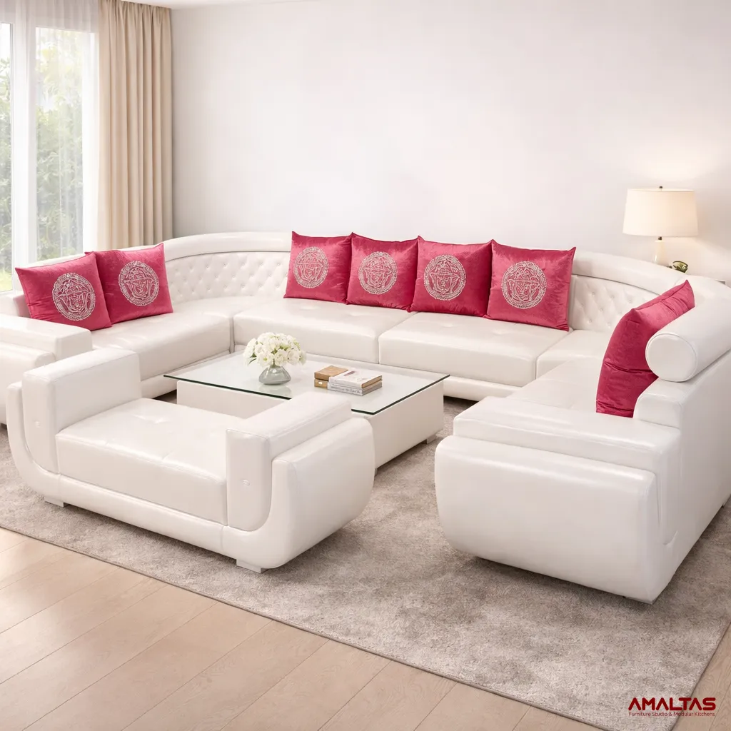 Amaltas U Shaped Sofa Set