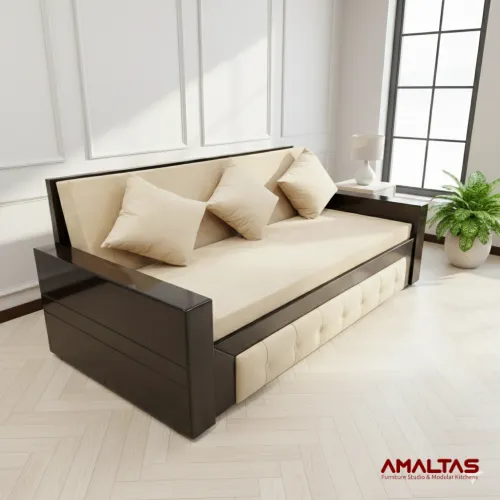 Amaltas 3 fold Sofa Cum Bed - Bedroom