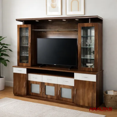 Amaltas Engineering Wood Big Size TV Unit - Wardrobes