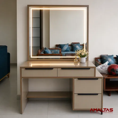 Amaltas Oxford Dressing Table - Wardrobes