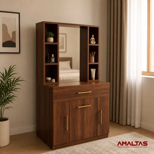 Amaltas Polo Dressing Table - Wardrobes