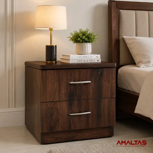 Amaltas Engineering Wood Side Table - Tables & Office