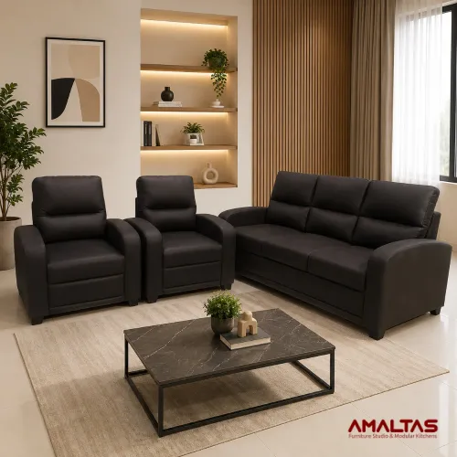 Amaltas Oxford 5 Seater Sofa - Sofas