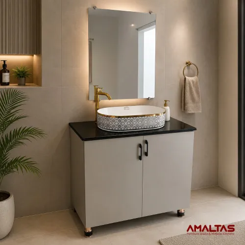 Amaltas Oxford Two Door Vanity - Interior