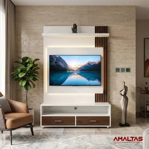 Amaltas Bliss TV Unit - Wardrobes