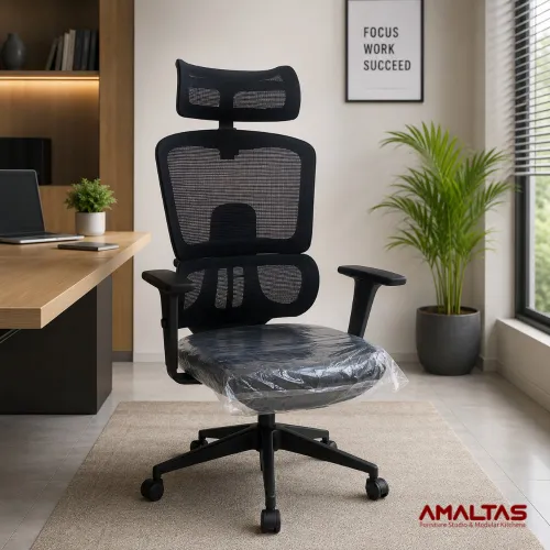 Amaltas Infinity Ergonomic Mesh Back Chair - Tables & Office