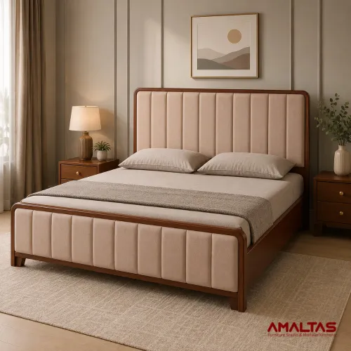 Amaltas Opus Double bed with storage - Bedroom